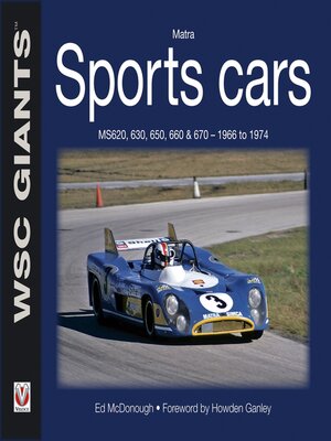 cover image of Matra Sports Cars
